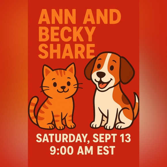 Sell your Stuff Other - Sat. 9/13 @ 9am Aunt Becky and Ann are Live! 😻 🐶